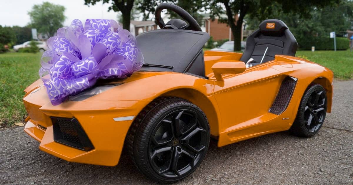 How to Gift Wrap Power Wheels